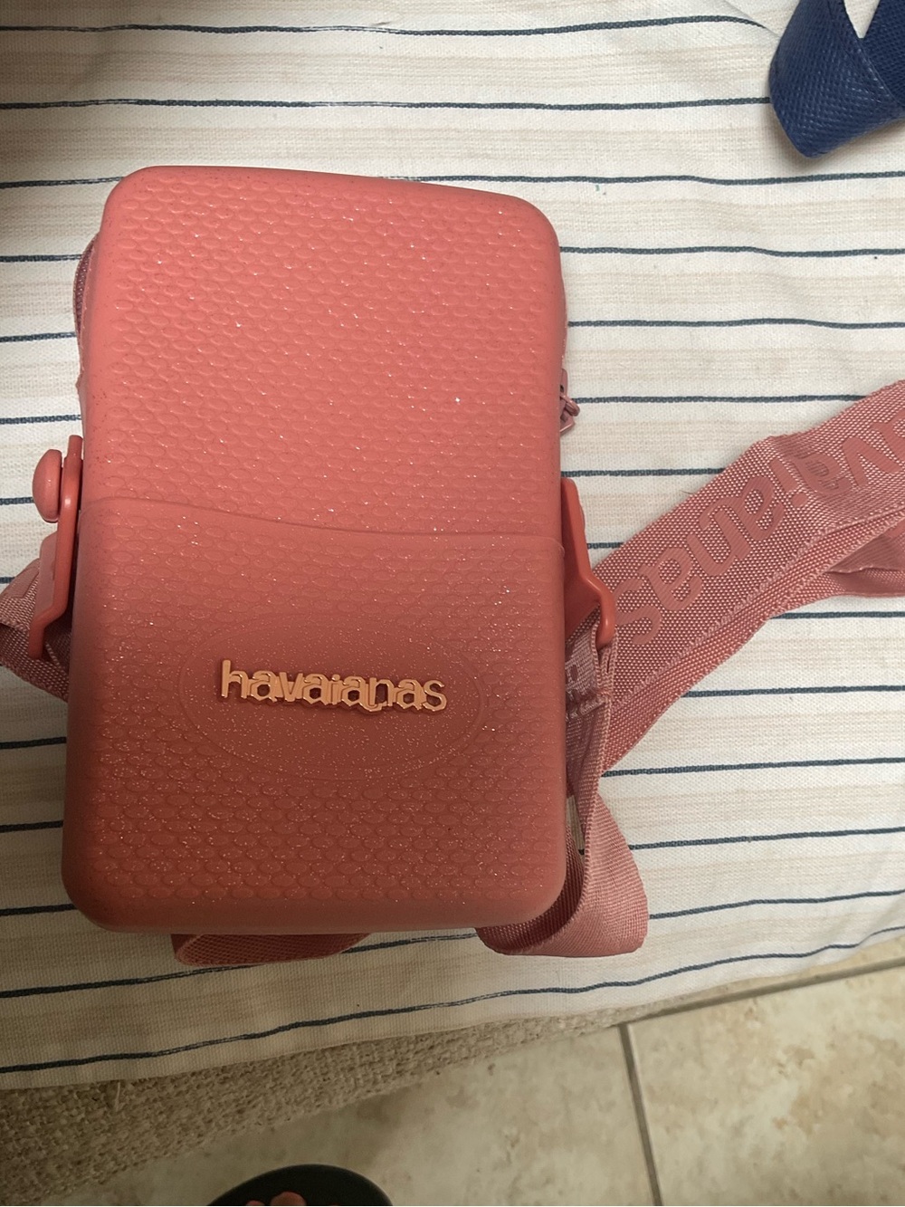 Havaianas Pink Crossbody Camera Bag